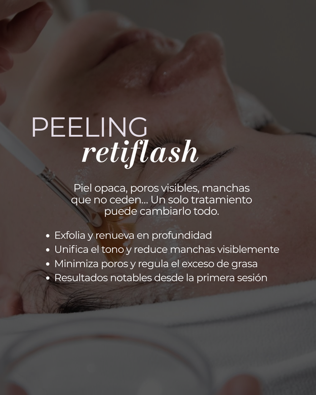 Peeling químico facial Retiflash en VITALIER Clínica Estética, Tegucigalpa